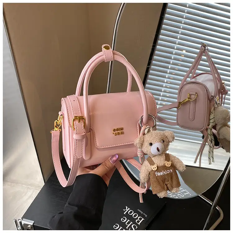 Pink Leather Shoulder Bag for Women 2026 — feature 44