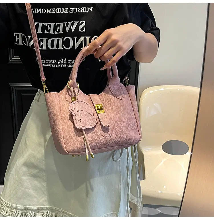 Women Crossbody Bag Yellow Leather 2026 Summer — feature 17