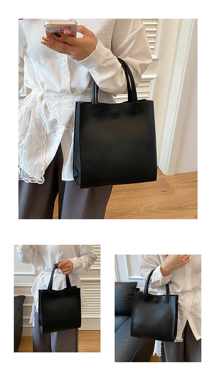 Large Capacity Black Women's Shoulder Bag 2025 — feature 11