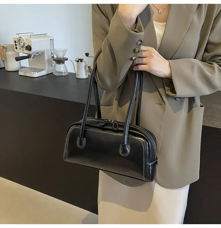 Women's Brown Leather Shoulder Bag 2026 New Fashion — feature 15