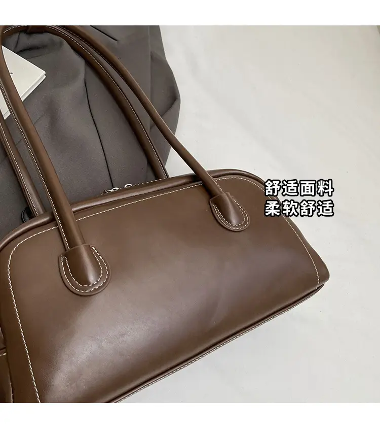 Women's Brown Leather Shoulder Bag 2026 New Fashion — feature 16