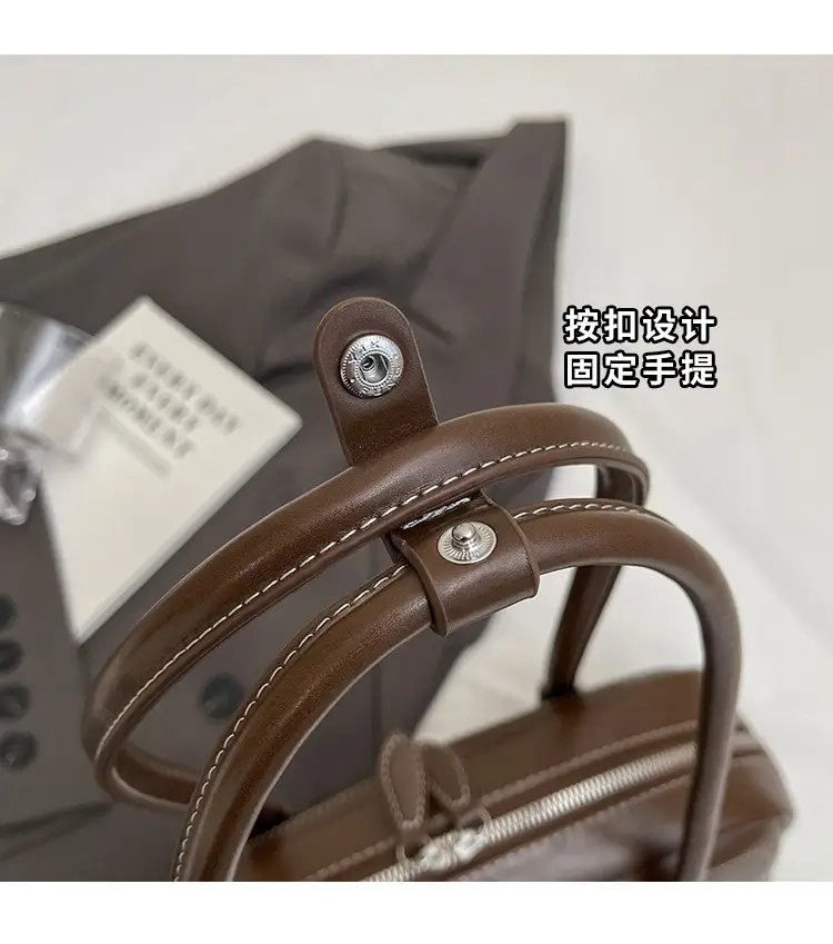 Women's Brown Leather Shoulder Bag 2026 New Fashion — feature 17