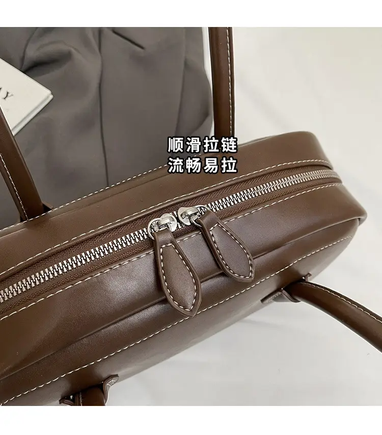 Women's Brown Leather Shoulder Bag 2026 New Fashion — feature 18