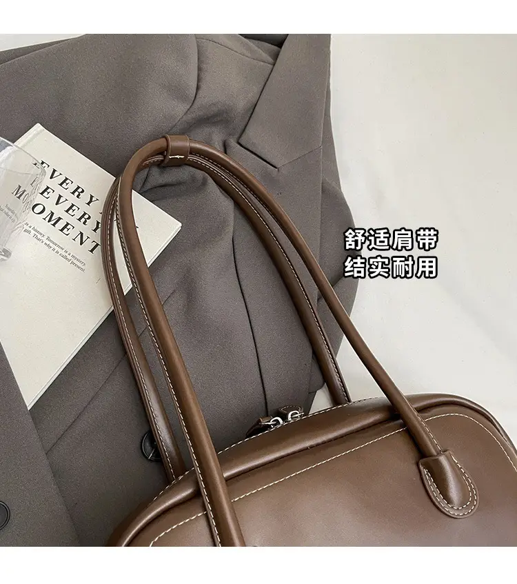 Women's Brown Leather Shoulder Bag 2026 New Fashion — feature 19
