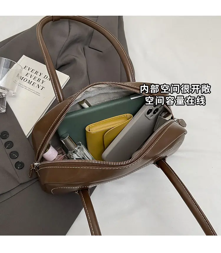 Women's Brown Leather Shoulder Bag 2026 New Fashion — feature 20