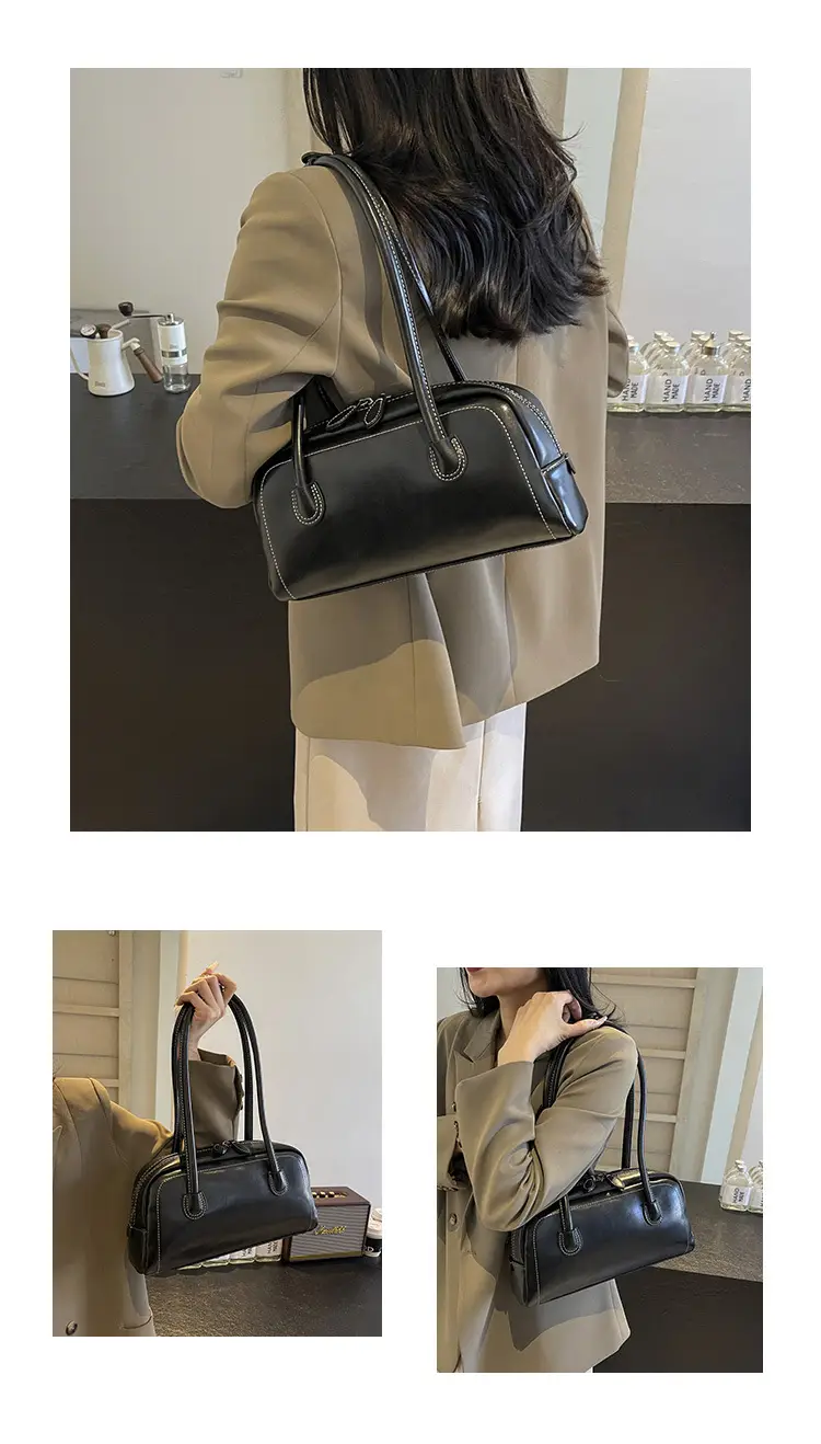 Women's Brown Leather Shoulder Bag 2026 New Fashion — feature 7