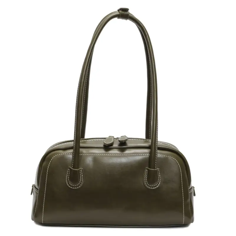 Women's Brown Leather Shoulder Bag 2026 New Fashion - Image 4