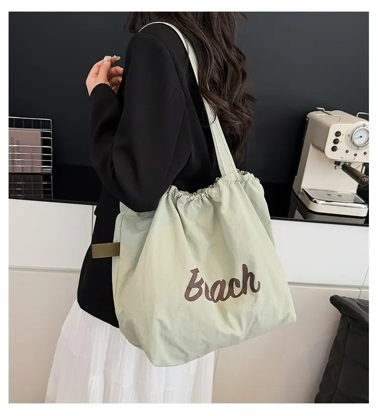 Red Printed Lazy Tote Bag for Women — feature 3