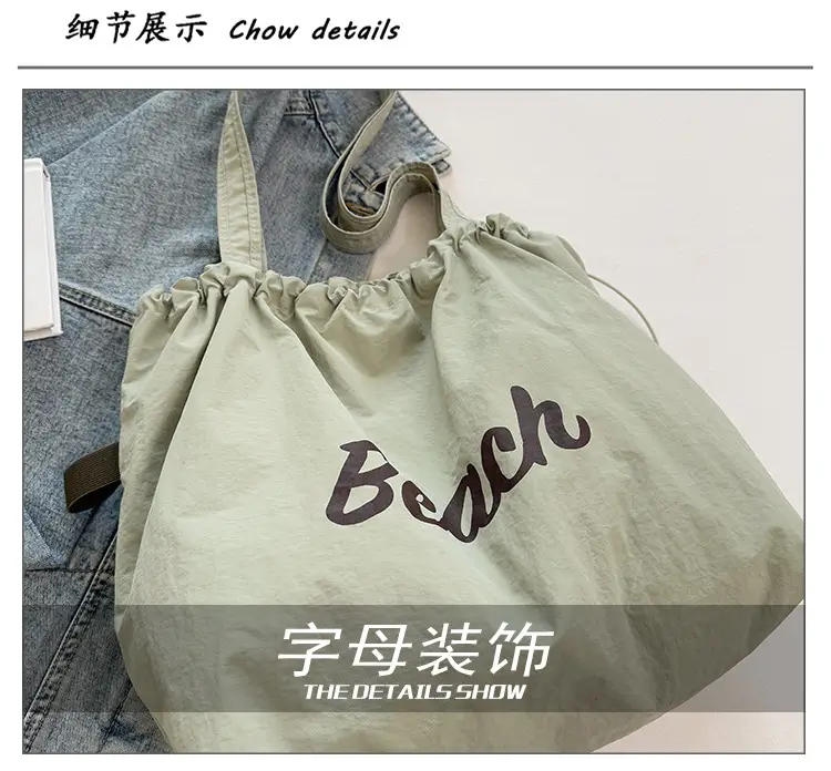 Red Printed Lazy Tote Bag for Women — feature 6