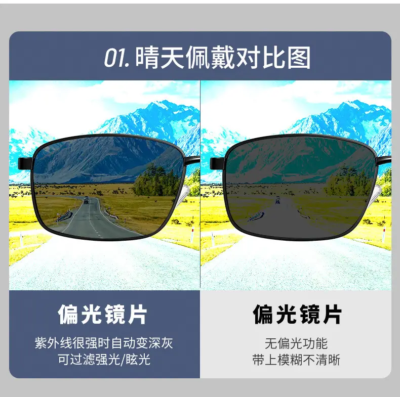Anti-glare Polarized Sunglasses for Men Night Use β feature 13