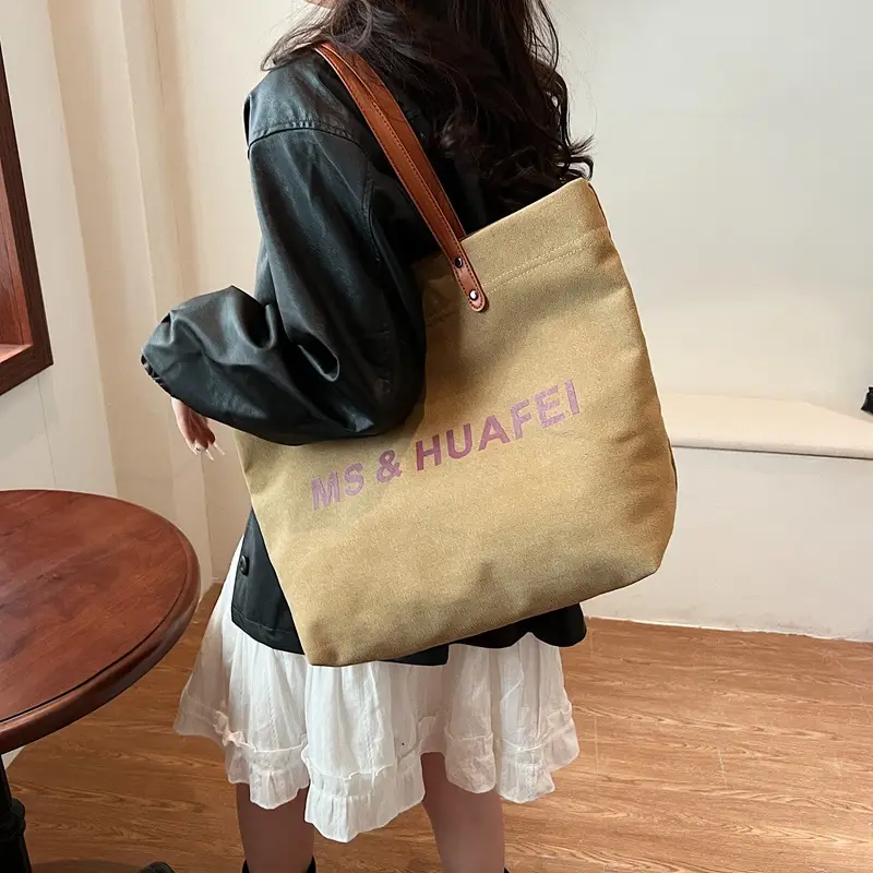 Women Minimalist Tote Bag 2025 Spring Large Capacity - Image 5