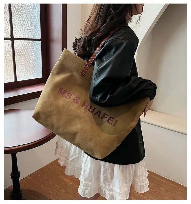 Women Minimalist Tote Bag 2025 Spring Large Capacity — feature 1