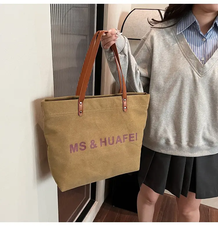 Women Minimalist Tote Bag 2025 Spring Large Capacity — feature 14