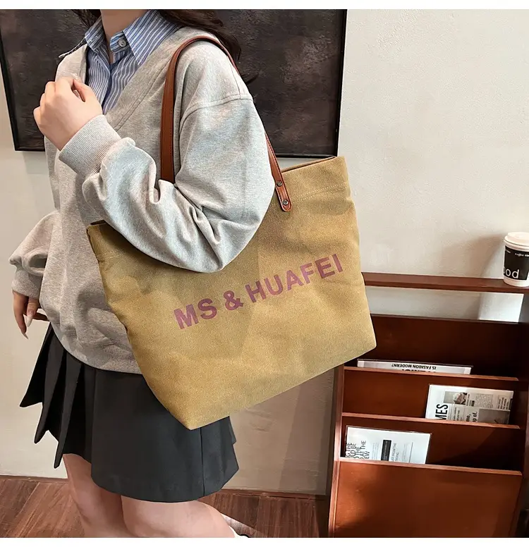Women Minimalist Tote Bag 2025 Spring Large Capacity — feature 15