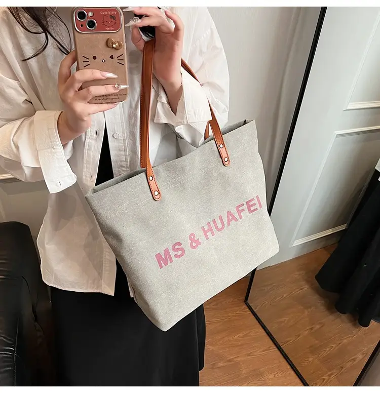 Women Minimalist Tote Bag 2025 Spring Large Capacity — feature 22
