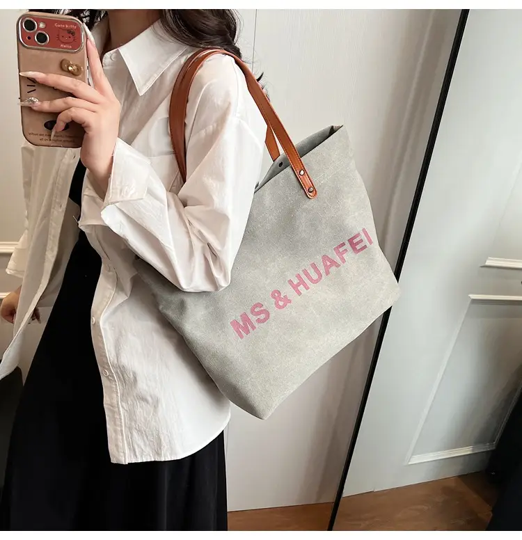 Women Minimalist Tote Bag 2025 Spring Large Capacity — feature 23
