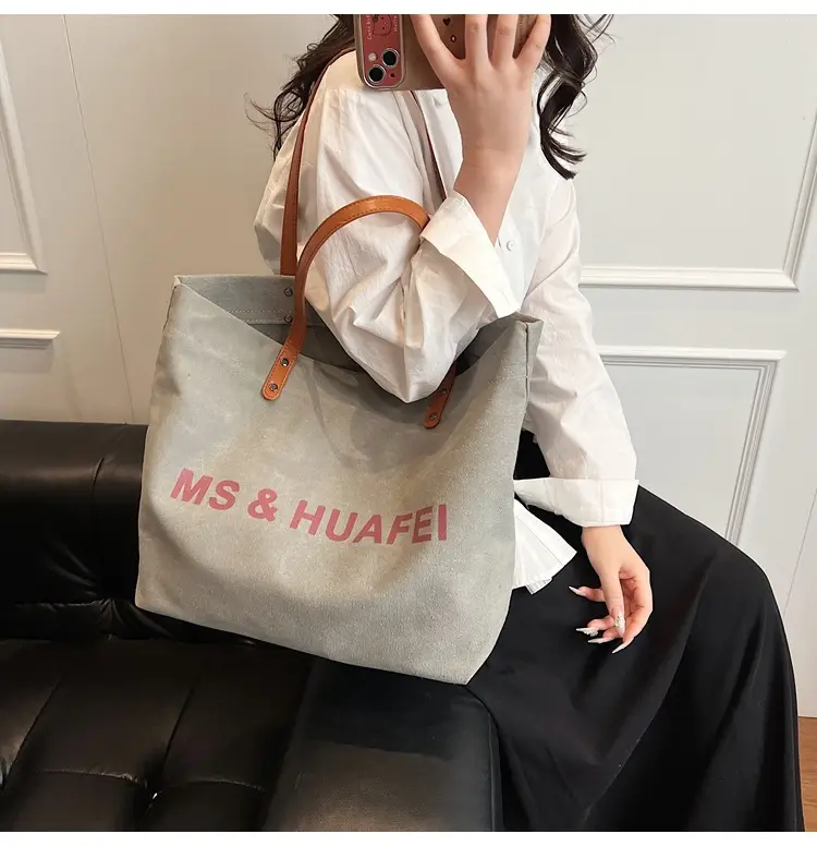 Women Minimalist Tote Bag 2025 Spring Large Capacity — feature 26