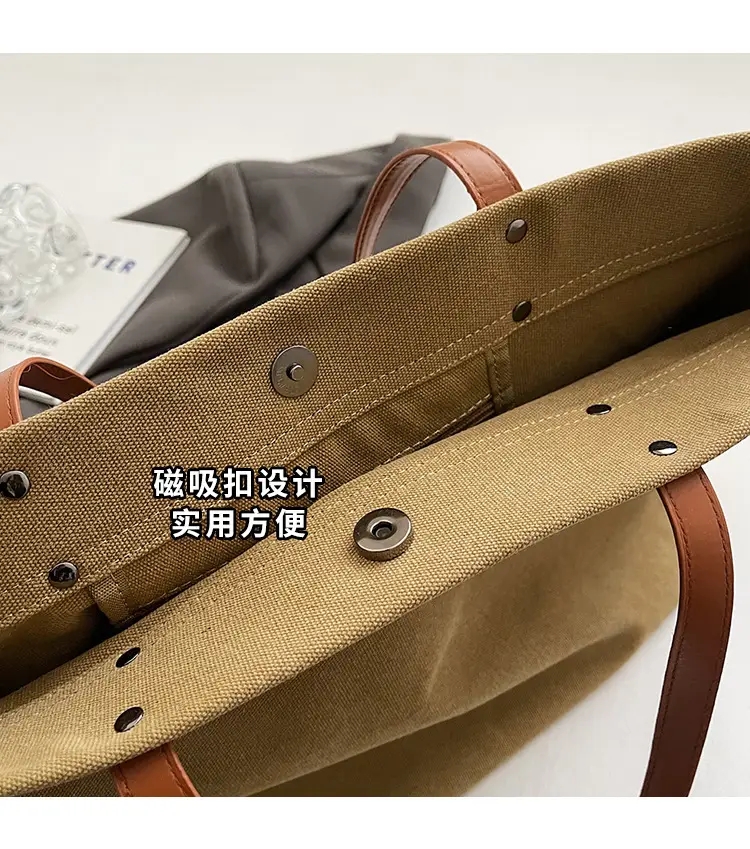 Women Minimalist Tote Bag 2025 Spring Large Capacity — feature 5