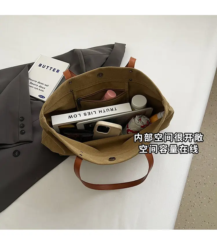 Women Minimalist Tote Bag 2025 Spring Large Capacity — feature 7