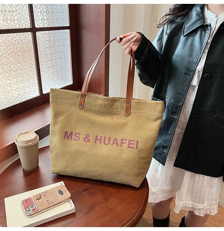 Women Minimalist Tote Bag 2025 Spring Large Capacity — feature 8