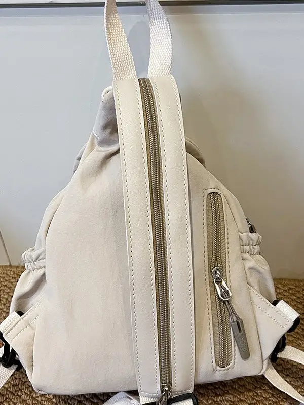 Light Pink Multifunctional Backpack for Daily Use - Image 8