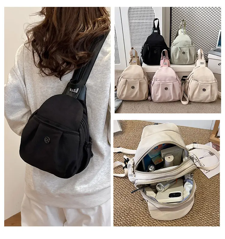 Light Pink Multifunctional Backpack for Daily Use — feature 13