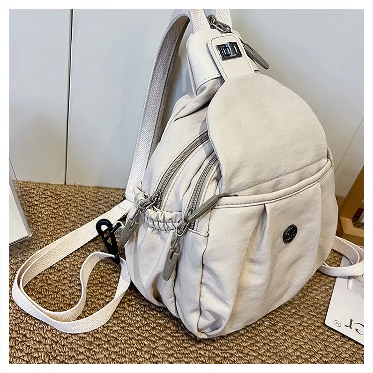 Light Pink Multifunctional Backpack for Daily Use — feature 14