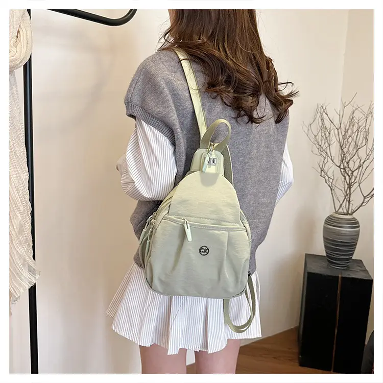 Light Pink Multifunctional Backpack for Daily Use — feature 18