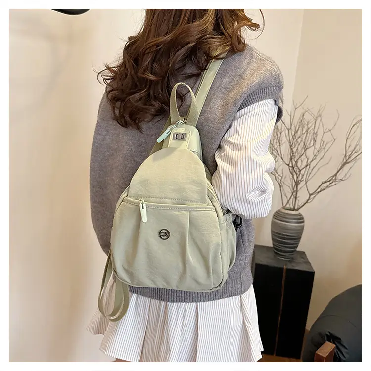 Light Pink Multifunctional Backpack for Daily Use — feature 20