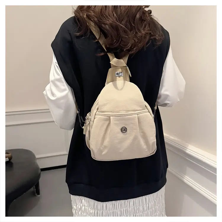 Light Pink Multifunctional Backpack for Daily Use — feature 22