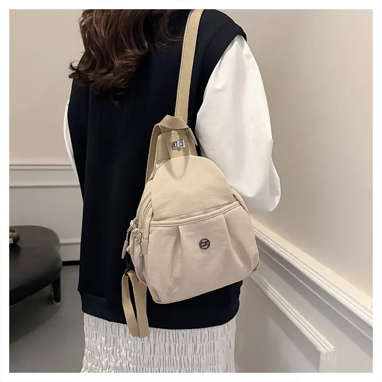 Light Pink Multifunctional Backpack for Daily Use — feature 23