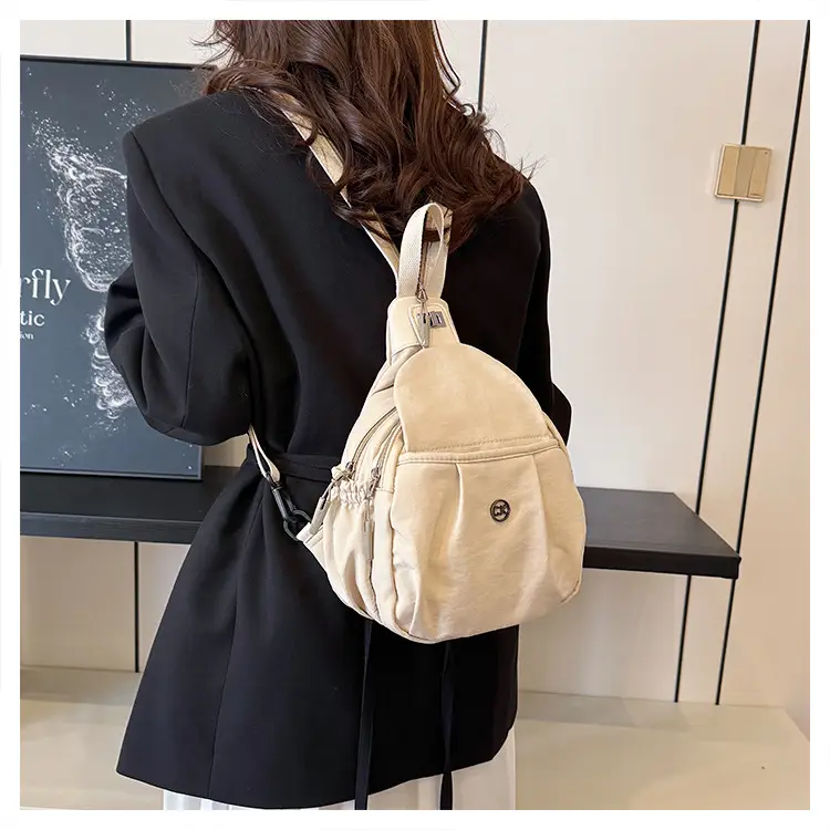 Light Pink Multifunctional Backpack for Daily Use — feature 29