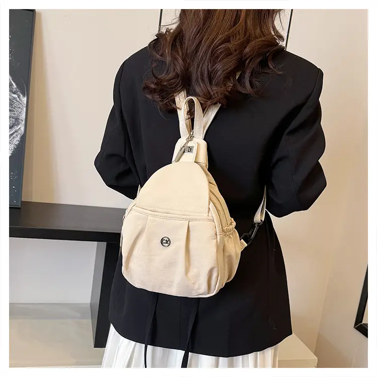 Light Pink Multifunctional Backpack for Daily Use — feature 30
