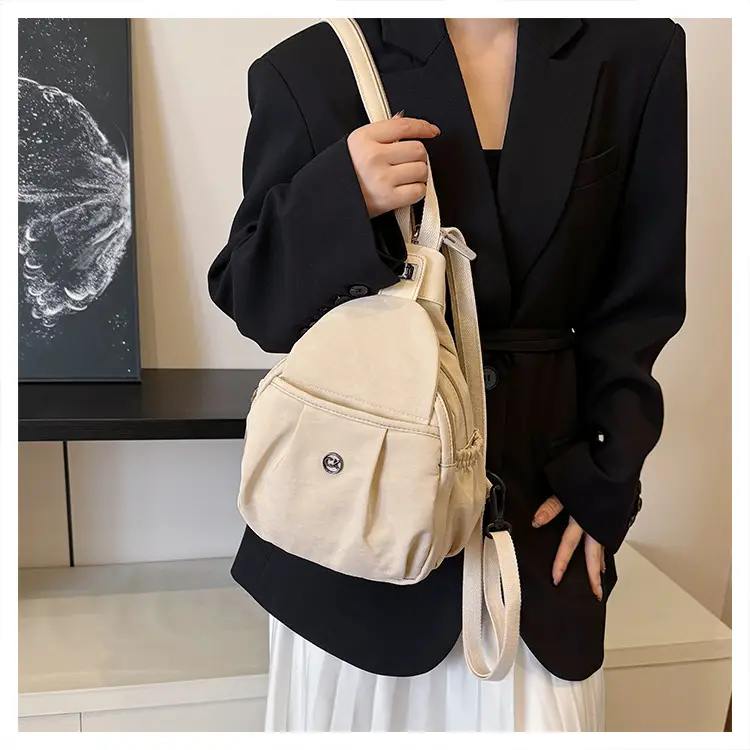 Light Pink Multifunctional Backpack for Daily Use — feature 31