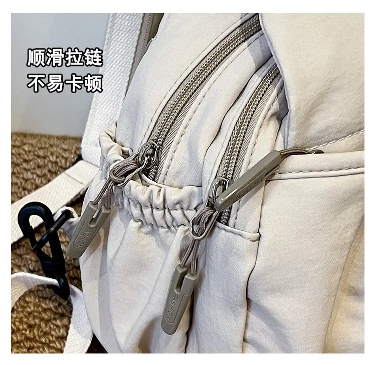 Light Pink Multifunctional Backpack for Daily Use — feature 6