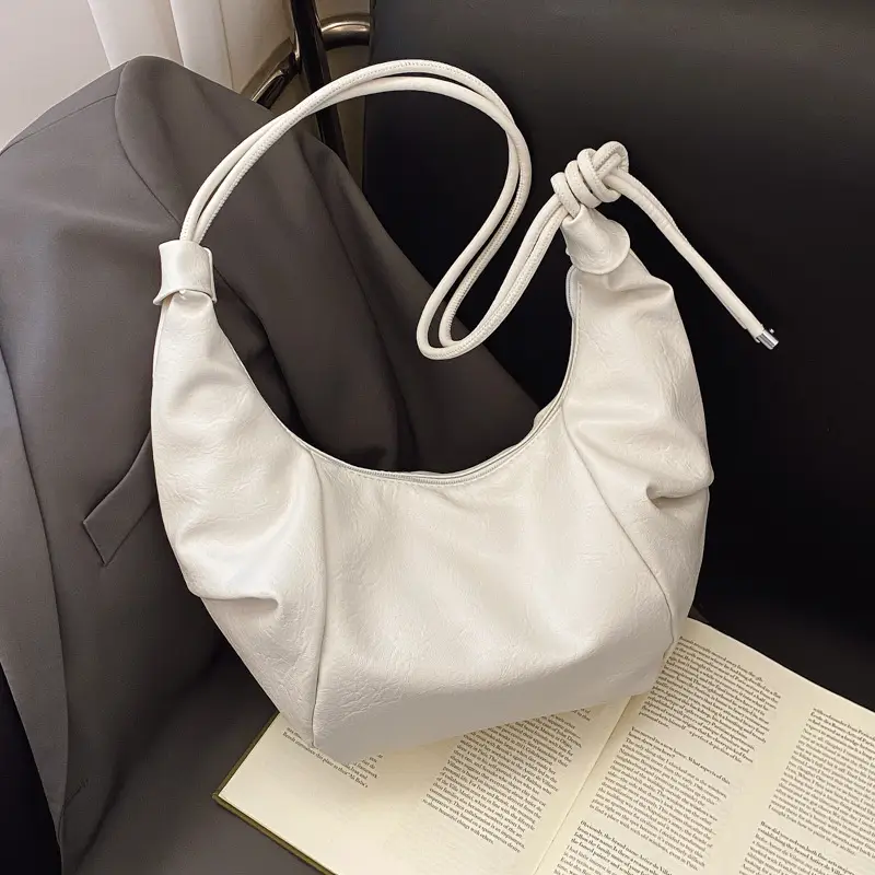 Retro Elegant Crossbody Bags Large Capacity Leather Goods - Image 4