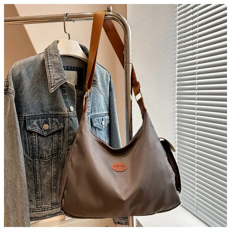 Women Casual Crossbody Bag Olive Green Nylon 2025 — feature 25