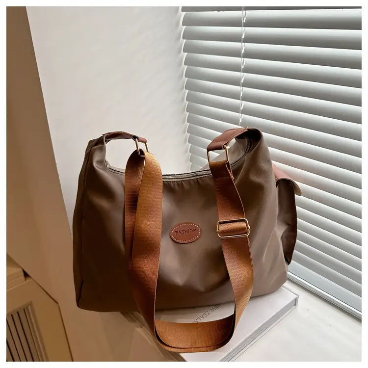 Women Casual Crossbody Bag Olive Green Nylon 2025
