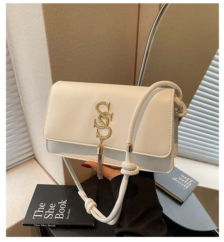 Pink Letter Hardware Women's Crossbody Bag — feature 2