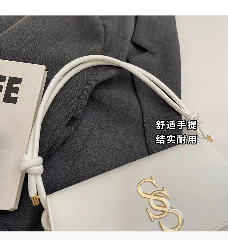 Pink Letter Hardware Women's Crossbody Bag — feature 6