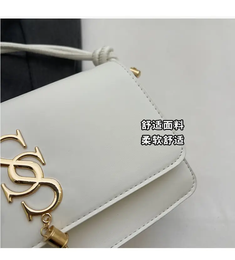Pink Letter Hardware Women's Crossbody Bag — feature 7
