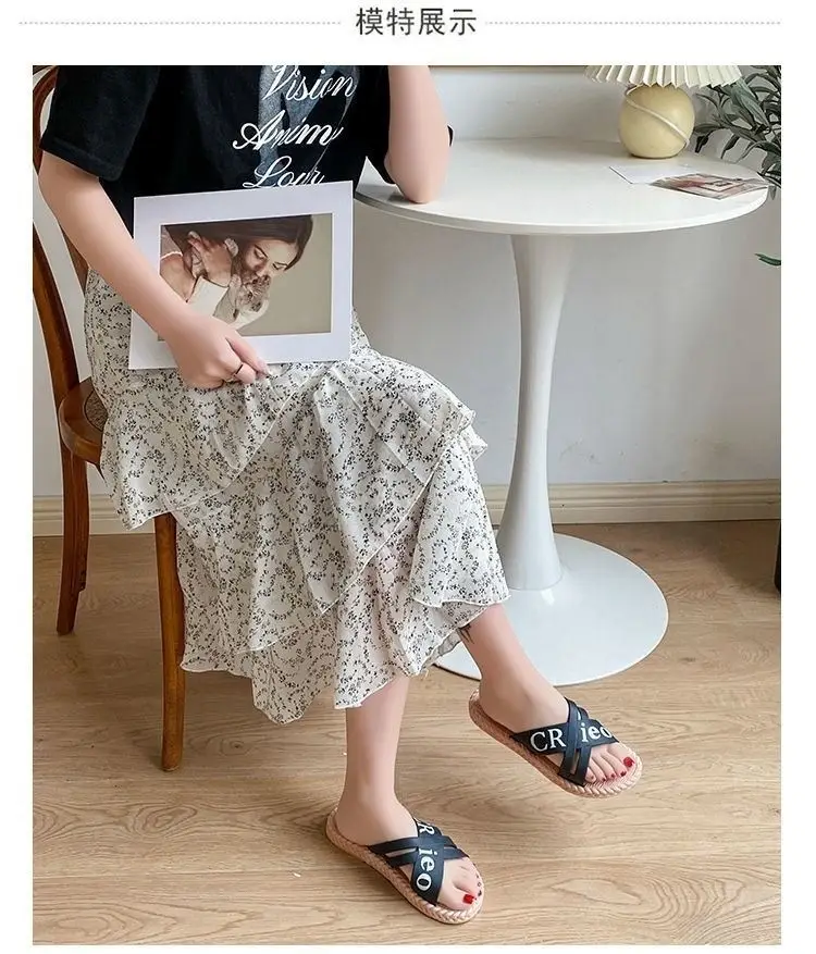 Korean Style Cross Strap Slippers Women Beach Wear — feature 8