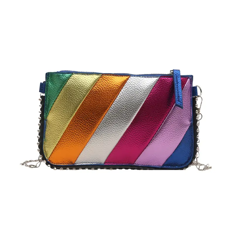 Rainbow Chain Crossbody Bag for Women 2025 - Image 7