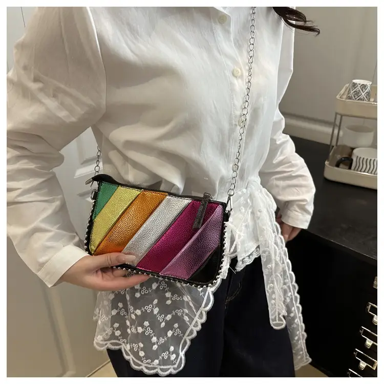 Rainbow Chain Crossbody Bag for Women 2025 — feature 13