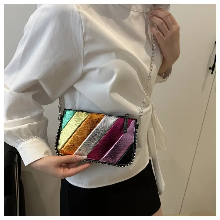 Rainbow Chain Crossbody Bag for Women 2025 — feature 14