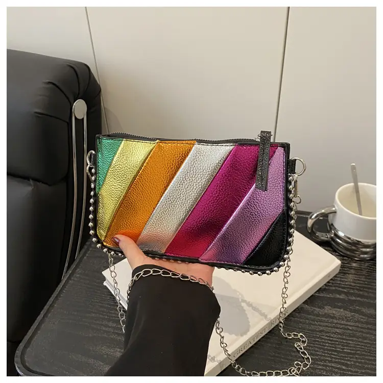 Rainbow Chain Crossbody Bag for Women 2025 — feature 17
