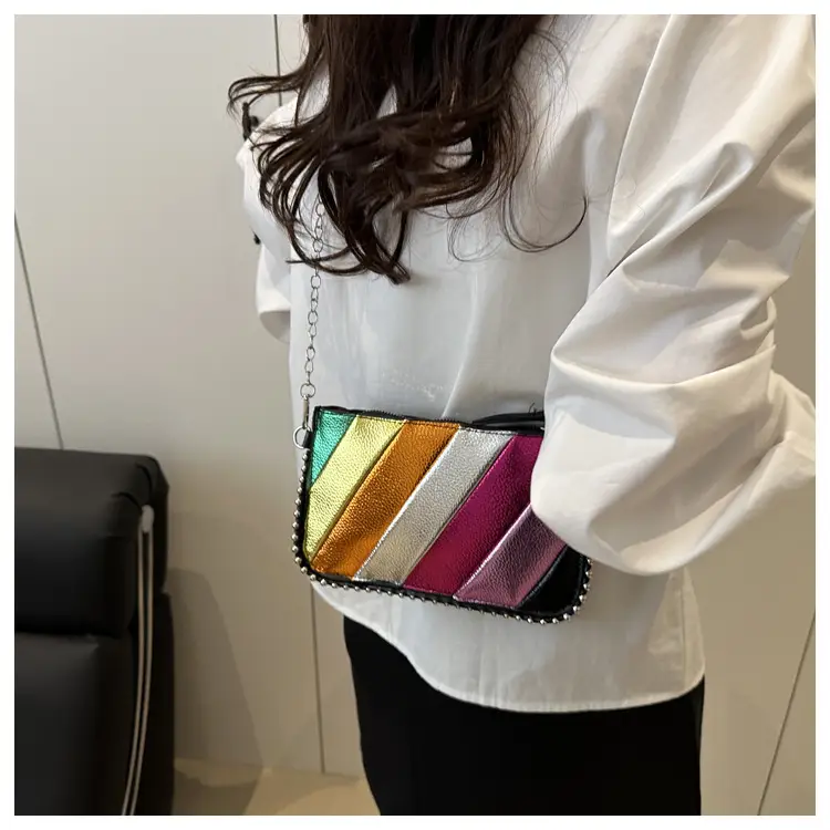 Rainbow Chain Crossbody Bag for Women 2025 — feature 2