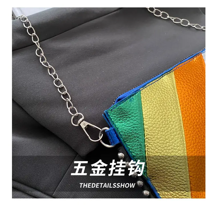 Rainbow Chain Crossbody Bag for Women 2025 — feature 6