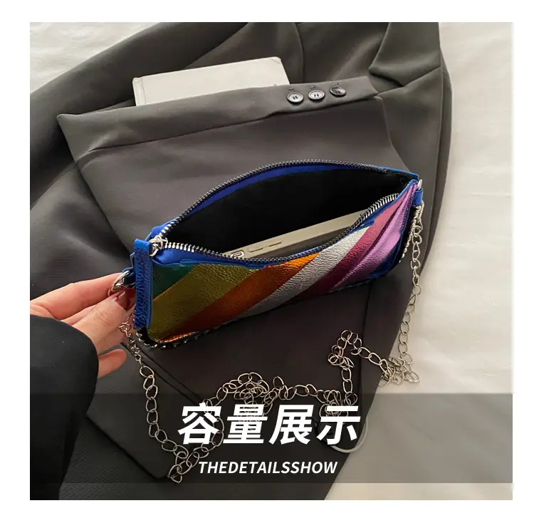 Rainbow Chain Crossbody Bag for Women 2025 — feature 7
