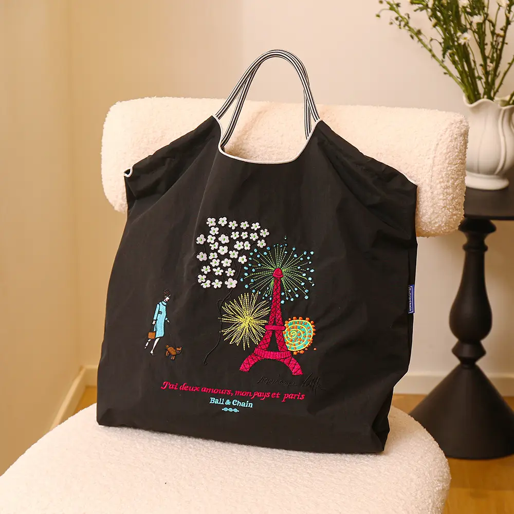 2025 Korean Style Cartoon Embroidered Canvas Bag — feature 7